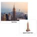 BignzwUra Puzzle 3D Jigsaw - The Empire State Building - City Architecture Building Model Kit with Booklet - 24 Pieces