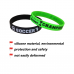 BignzwUra 24 PCS Soccer Motivational Silicone Wristband Bracelet -Soccer Party Favors and Supplies - Sports Prizes for Boys/Girls/Gifts